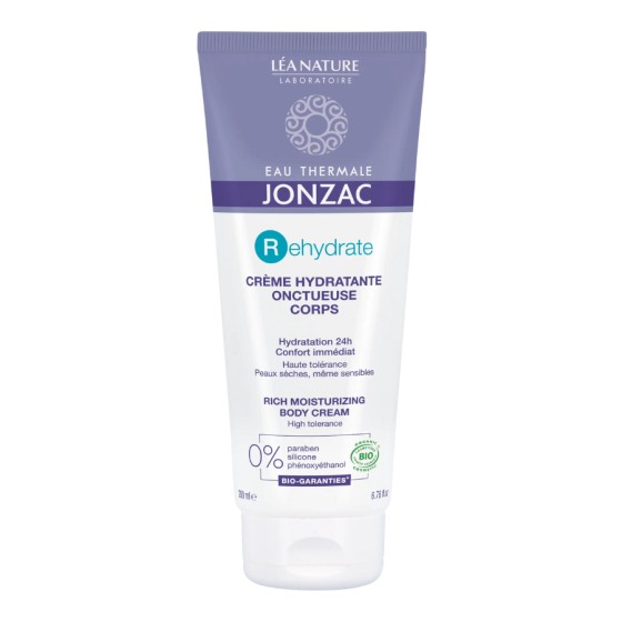 Crème hydratante onctueuse pour le corps BIO REhydrate 200 ml - Jonzac