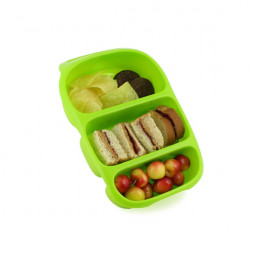 Bynto Récipient pour aliments avec poignée et 3 compartiments
