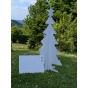 Paperpod - Sapin en carton Blanc
