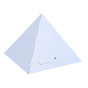 Pyramide en carton Blanc - Paperpod