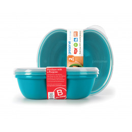 2 boîtes à sandwichs / tartines matériaux recyclés 740 ml
