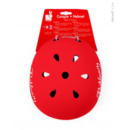 Casque rouge bikloon - à partir de 3 ans