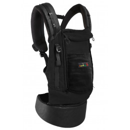 PhysioCarrier coton noir et poche noir