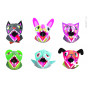 Mallette - 6 marionnettes origami - animaux - à partir de 4 ans 