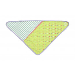 Bavoir bandana en coton BIO - Green Tear drops
