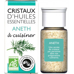 Cristaux d'huiles essentielles à cuisiner - aneth - 18 g