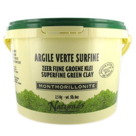 Argile verte Montmorillonite surfine - 2,5 kg
