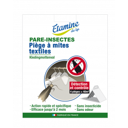 Pièges à mites textiles - 4 unités
