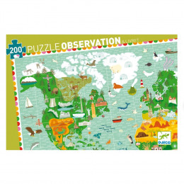 Puzzle observation Tour du monde - à partir 6 ans