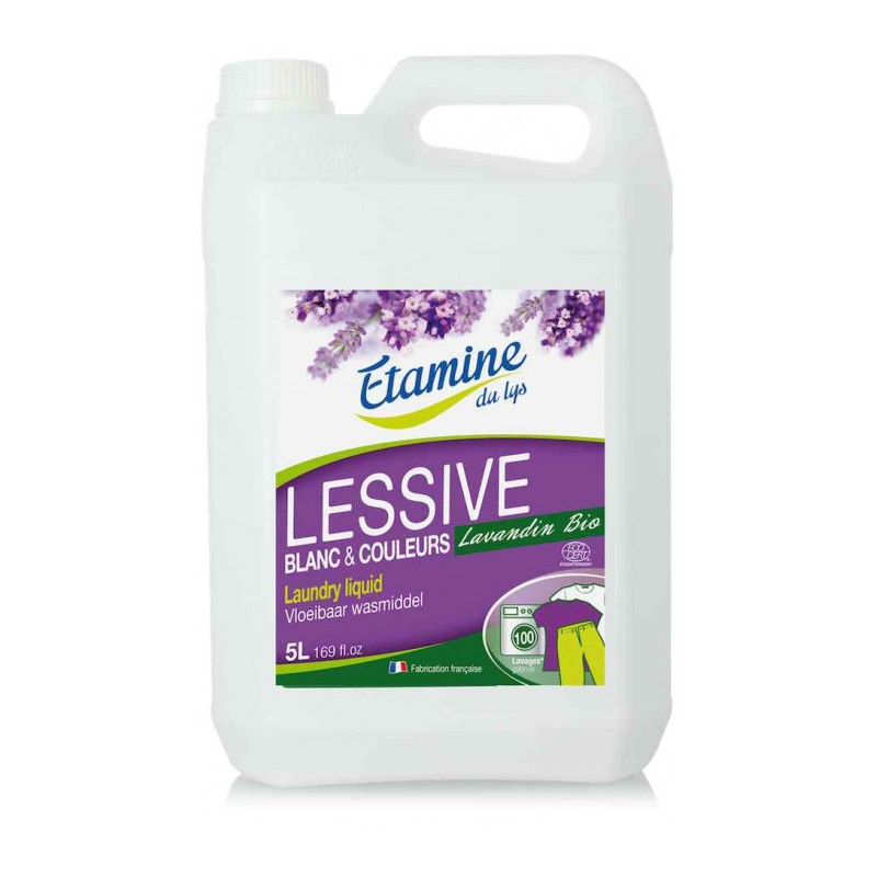 Etamine du Lys - Lessive liquide lavande - 5 litres - Sebio