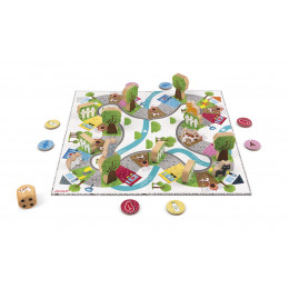 Jeu de parcours 'Chat Perché' - à partir de 6 ans