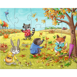 Puzzles 'Les saisons' - à partir de 3 ans