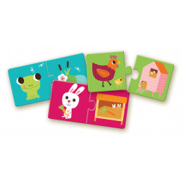 Puzzle duo 'Habitat' - à partir de 2 ans