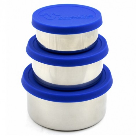 Set de 3 bols ronds en inox Set de 3 bols ronds en inox