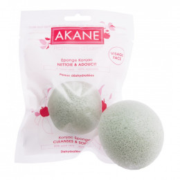 Eponge Konjac verte aloé - Visage