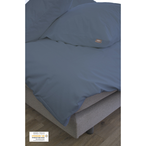 Housse de couette + 2 taies 60 x 60 cm Coton Bio Grandes dimensions - Kadolis