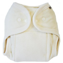Couche lavable taille unique en coton bio - organic écru