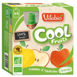 Cool Fruits - Pomme - Lot de 4 Gourdes