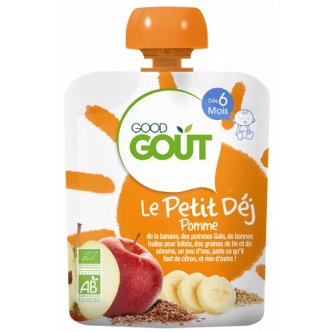 Le Petit Déj Pomme 70g dès 6 mois Le Petit Déj Pomme 70g dès 6 mois
