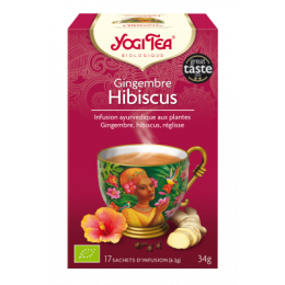 Infusion Gingembre Hibiscus 17 sachets