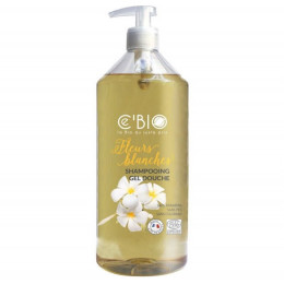 Shampooing Gel douche Bio Fleurs blanches 500 ml