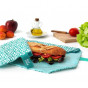 Pochette sandwich lavable et réutilisable Boc'n'Roll - Tiles Green