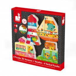 Puzzles 3D vacances à partir de 2 ans