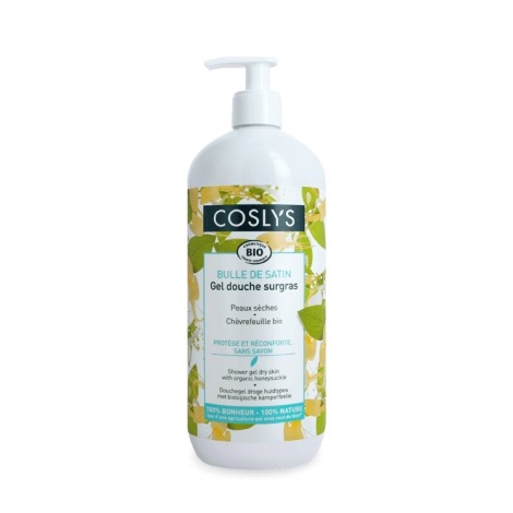 Gel douche surgras BIO sans savon chèvrefeuille 1 l Gel douche surgras BIO sans savon chèvrefeuille 1 l