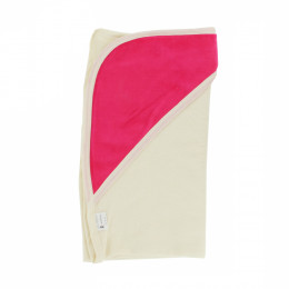 Cape de bain en coton Bio Rose