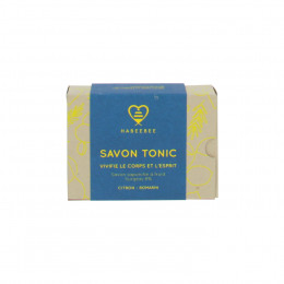 Savon tonic surgras BIO romarin & citron 100 g - HABEEBEE