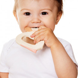 Hochet de dentition en caoutchouc - Canard