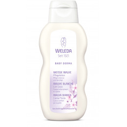 Lait corporel pour bébé - peaux sensibles - mauve blanche - 200 ml