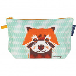 Trousse à soufflets en coton Bio - Panda roux