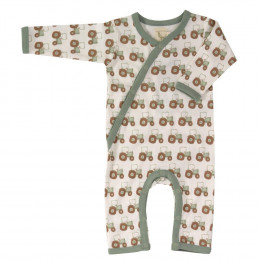 Pyjama kimono en coton BIO - Tracteurs