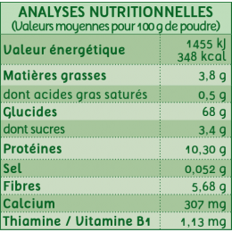 Céréales et légumes - dès 6 mois - 400 g 