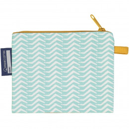 Mini trousse - porte monnaie en coton BIO - Hérisson