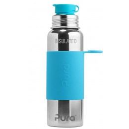 Gourde isotherme inox - modèle sport - 650 ml - Turquoise