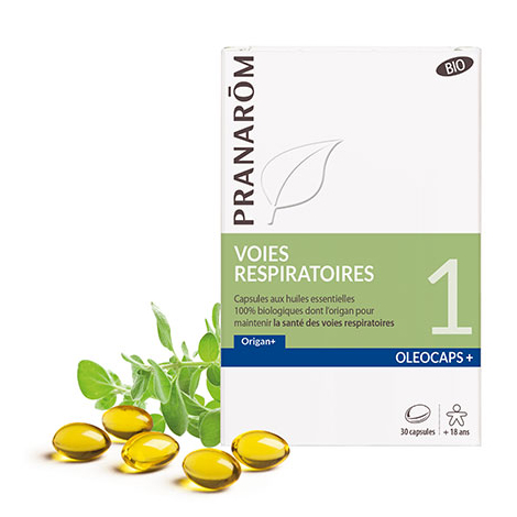 Oleocaps + BIO N°1 - Voies respiratoires - 30 capsules - A partir de 18 ans