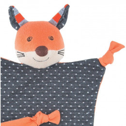 Doudou Frenchy fox Coton Bio - Renard - dès la naissance