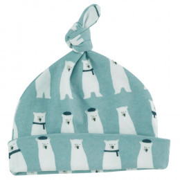 Bonnet en coton BIO - Ours polaire
