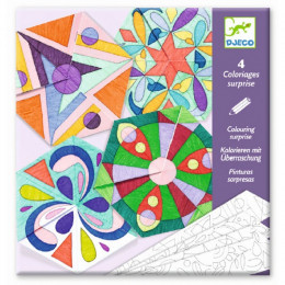 Coloriage surprise - Mandalas - Rosaces