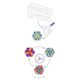 Coloriage surprise - Mandalas - Rosaces