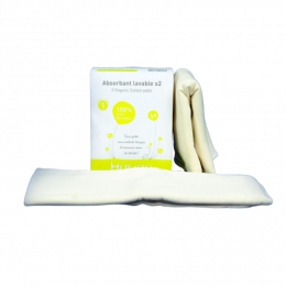 Inserts absorbants en Coton Bio Lot de 2