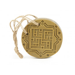 Savon d'Alep à suspendre - ambre et oud - 150 g