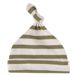 Bonnet - Rayures bretonnes - olive