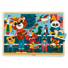 Puzzle éducatif bois - Musique