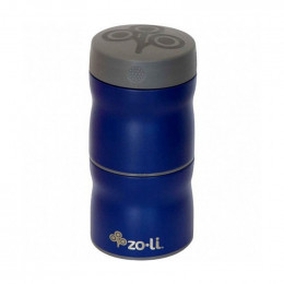 Boîte isotherme double en inox - 235 ml - Bleu