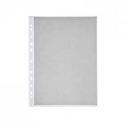 Pochette perforée grainée sans PVC - paquet de 100