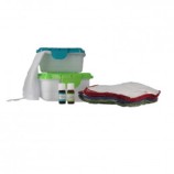 Kit d'alternative au papier de toilette - Flanelle + 1 HE lavande et camomille + 1 HE teatree