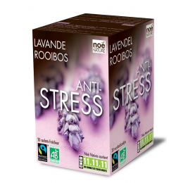 Infusion bio-équitable : ANTI-STRESS LAVANDE / ROOIBOS